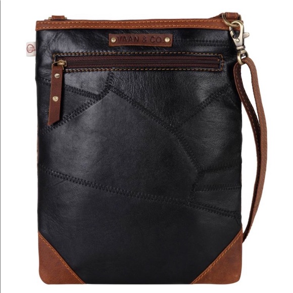 Upcycled Genuine Leather Crossbody - Picture 5 of 5